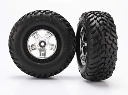 Roues avant Traxxas 5875X SCT collées haute résistance pour châssis 2WD