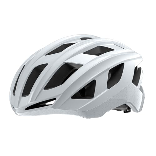 Lylithuif Casque de vélo Casque de Cyclisme sur Route Casquette de sécurité Respirante Système de réglage aérodynamique pour Hommes Adultes Vélo de Route Matériau PC EPS Taille M L Sangles (M) – vue 4