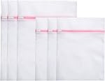 Mesh Laundry Bags With Zipper Garment Clothing Washing Bags for Lingerie, Socks, Laundry, Blouse, Bra, Hosiery, Stocking, Underwear, Travel Storage Organize Bag (5Pcs)