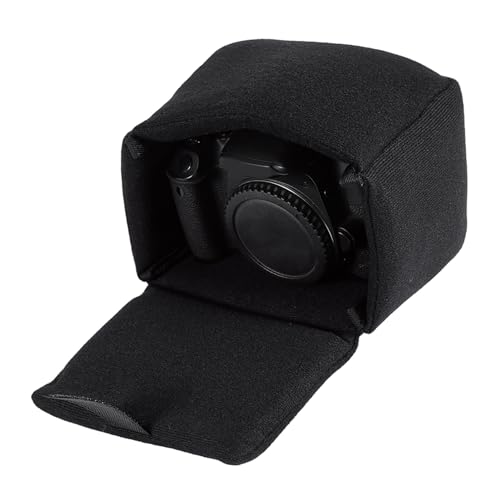 Sac Appareil Photo, Sac Anti-Choc pour caméra Appareil Photo Reflex, Sac Photo Anti-Choc pour DSLR SLR Housse de Protection pour Appareil Photo Reflex, Insert Rembourré pour Appareil Photo (Noir)