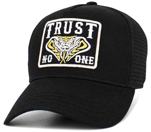 Image of KBETHOS Dad Hat Trust No One Royalty Hustle Vibe Baseball Cap Adjustable Cotton Vintage