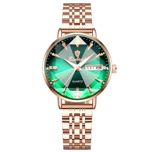 Montre cadeau anniversaire femme élégante avec index diamant strass