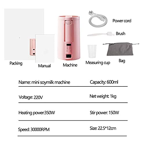 Espremedor Elétrico Máquina De Leite De Soja Mini Espremedor De Leite De Feijão Aquecível Liquidific