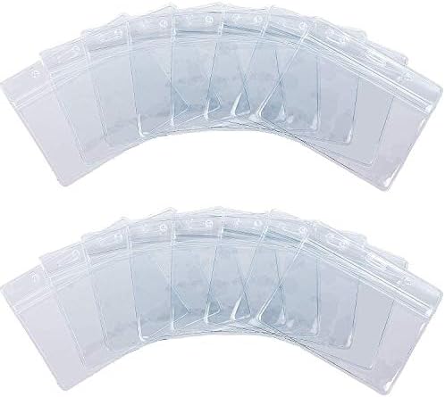 Clear Waterproof Transparent PVC Plastic ID Card Holder Plastic DOUBLE FACE ID CASE - View #10
