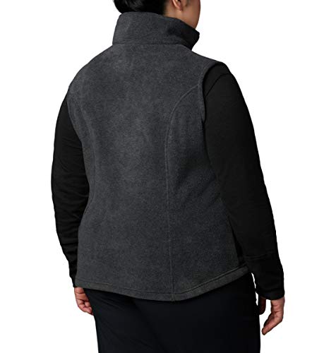 Columbia Damen Benton Springs Petite Fleece-Weste, Schwarz, L Größen – Ansicht 7