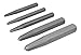 Performance Tool W80562 Screw Extractor Set - 5-Piece Chrome Vanadium Steel Set with Flutes for Positive Grip, Includes Handy Organizer