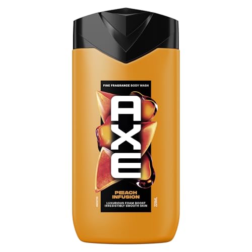 Axe Fine Fragrance Duschgel Peach Infusion für unwiderstehlich glatte Haut nach der Dusche mit einem spektakulären Duft 225 ml