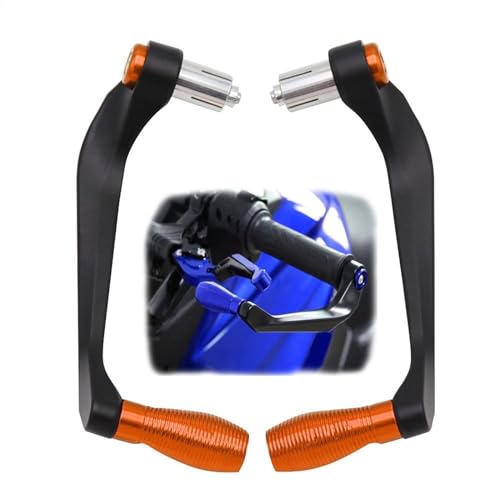 Protège-mains moto orange 22mm pour Honda CB300R 2018-2023