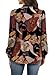 Fall Outfits for Women 2025 Long Sleeve Shirts Early Womens Fall Fashion 2025 Must Haves Womens Tops for Teachers School Outfits Winter Clothing Trendy Clothes Blouses Floral Print XL