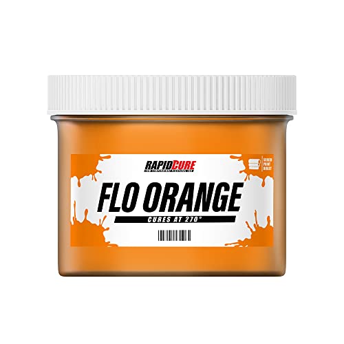 Rapid Cure Fluorescent Orange Plastisol Ink (Quart) - Screen Print Direct