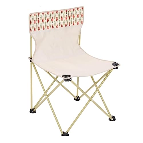 Chaise de camping pliante et portable avec sac de rangement pour randonnée