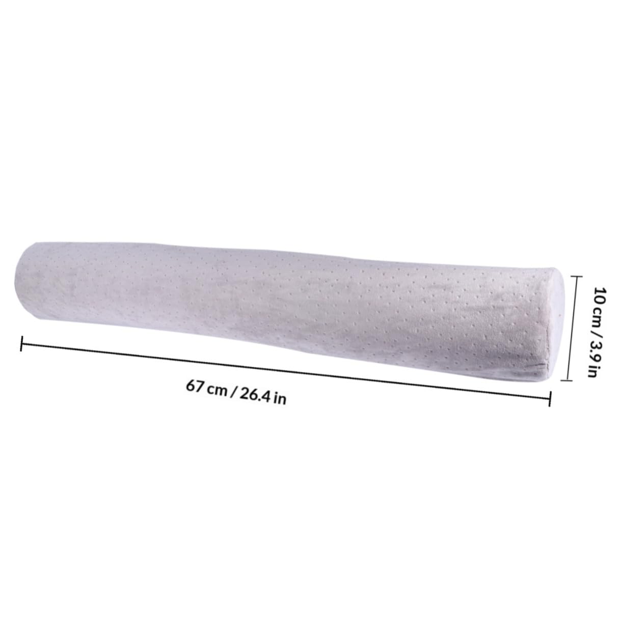 Almohada Cuello Cilíndrica de Espuma Viscoelástica Soporte Fuerte para Alineación de Columna, Adecuado para Escritorio y Cama