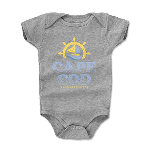 500 LEVEL Cape Cod Baby Infant One Piece Bodysuit (3-24 Months) - Cape Cod Massachusettss Retro