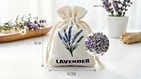 Edel Lavendel Duftsäckchen 16 Stück – Mottenschutz für Kleiderschrank gegen Kleidermotten – Getrockneter Lavendel in Bio-Baumwolle – Alternative zu Mottenfalle – Ideal als Gastgeschenk – Ansicht 4