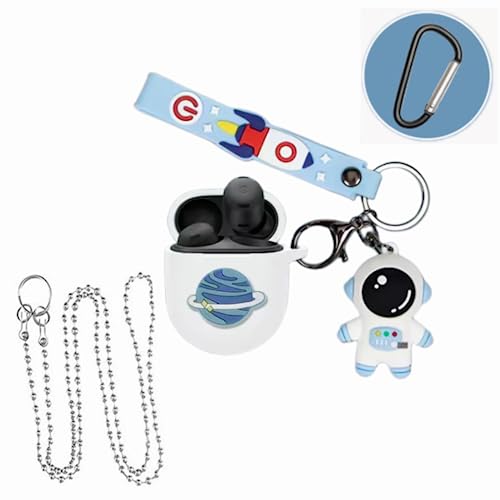 Google Pixel Buds Pro ケース ワイヤレスイヤホンケース 柔らかいシリコン製の滑り止 小型軽量 ユニセックス 取り外し可能なソフトケース 360°の包括的な保護 傷防止、耐衝撃、着脱簡単、ワイヤレス充電対応、落下防止、イヤホンケース (