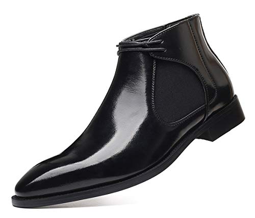 Santimon Mens Chelsea Boots Formal Boots for Men Dress Boots Casual Ankle Boots
