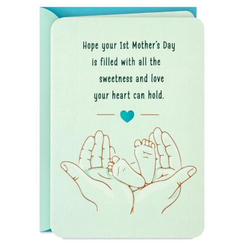 Hallmark First Mother's Day Card for New Mom (Sweetness and Love)