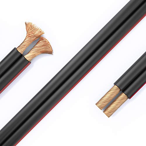 Cable de altavoz 2x4,00mm² OFC de 30m negro PureLink para subwoofer 6