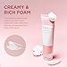 SKIN1004 Poremizing Deep Cleansing Foam, 4.23 fl.oz, 125ml, Makeup Remover, Korean Face Cleanser with Himalayan Pink Salt & Madagascar Centella Asiatica for Facial Pore Cleansing, Korean Skin Care