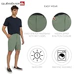 Quiksilver Mens Regular Fit Fixed Waist Water Friendly Active Hybrid Shorts - Image 4