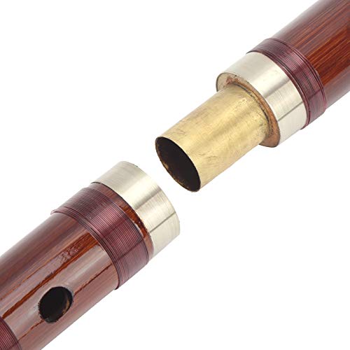 E Key Bambusflöte Ausgewähltes Trockenes Bittermaterial Traditionelles Dizi Instrumentenset ZD 02 für Anfänger von Bambusflöten , Blasinstrument