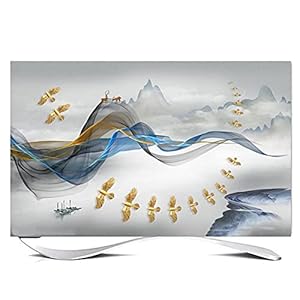 Huis 80in Indoor TV Dust Cover, Cover Type TV Screen Protector Voor Lcd Led Decoratie Televisie Set Cover Waterdichte…