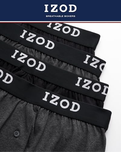 IZOD Men's 4pk Knit Boxer3