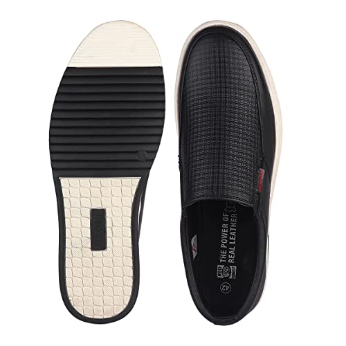 Image of Red Chief Derby Lace Up | Men's Formal Shoes for Office | Black | PU Sole | RC3847