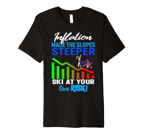 Ski Inflation Made Slopes Steeper Falling Skier Ski Season S