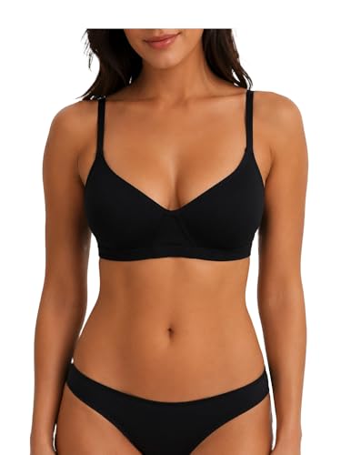 Image of Viola's Secret 6 Pack of Color Print T-Shirt Bras B Cup C Cup and D Cup
