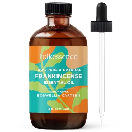 Aceite esencial orgánico de incienso Folkulture 4 Fl Oz