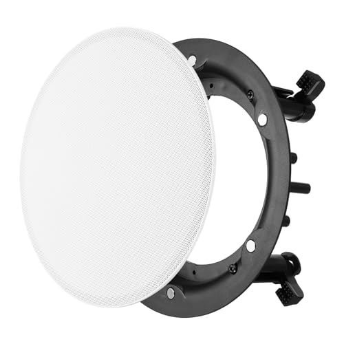 Grille de haut-parleur encastrable ronde 20,6 cm pour remplacer un cache plafond abîmé