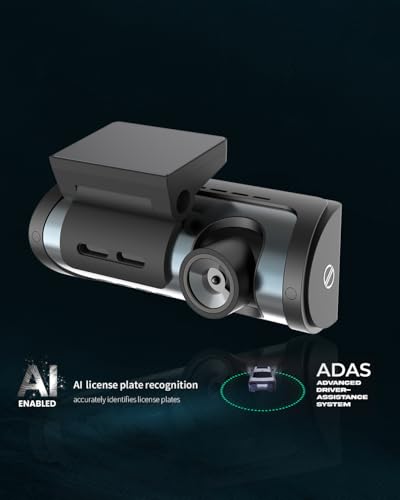 Image of PRONOD Dual Dash Cam for Car Front and Rear 4K + 1K | 3.18 inch IPS Touch Screen Car Dash Camera with ADAS, GPS, Night Vision, WiFi App Control | G-Sensor, 24H Parking Mode, Supports 512GB