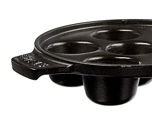 Staub Cast Iron 5.75-Inch Escargot Dish With 6 Holes - Matte Black, Made In France #TOP2