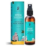 Pilgrim Argan Oil Hair Serum for Dry Frizzy Hair, Hair Smoothing, Smoothing & Control of Frizzy/Dry Hair, Instant Shine, Smoothness & Soft Hair, Anti Frizz for Unisex, 100 Ml, Pack of 1