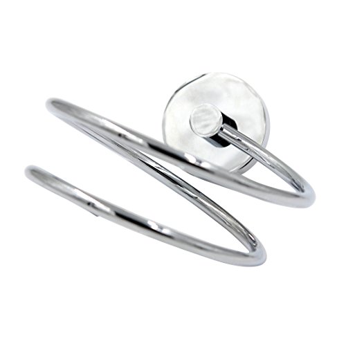 Basong Wall Mount Hair Dryer Holder, Stainless Steel Wall Hanging Blow Dryer Rack For Bathroom, Wall-Mounted Hair Care Tools Holder Chrome Finished #TOP4