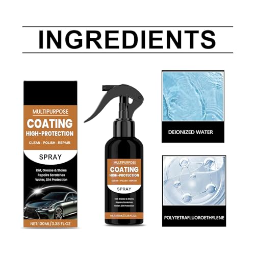 Spray protector rápido para autos 3 en 1, 3 piezas miniatura 6