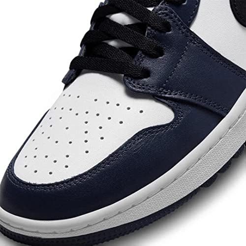 AIR Jordan 1 Low G Golf Shoes Adult DD9315-104 (White/Black-MIDNI), Size 8.5 | Image 6