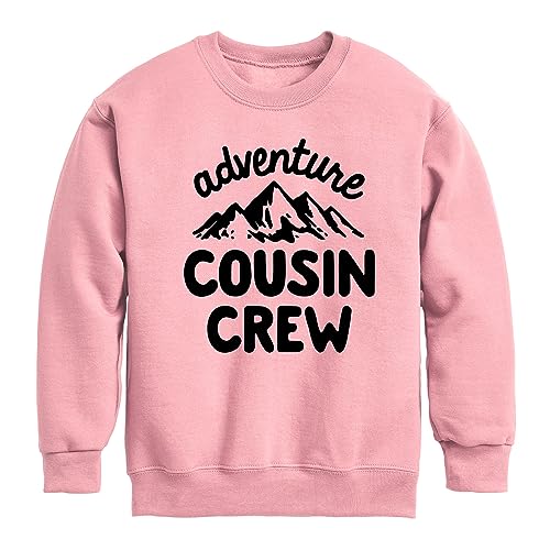 Instant Message - Adventure Cousin Crew - Toddler & Youth Crewneck Fleece Sweatshirt