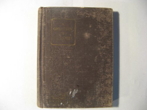 A collection of short-stories (Macmillan's pock... B0008AZ15Q Book Cover