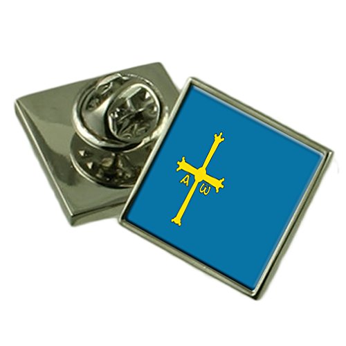 Insignia de Solapa Asturias con Cuadro Grabado para Regalos Institucionales