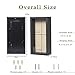 Increased Fire Shadow Box Frame 5x10 Shadow Box Display Case with Linen Back of Awards Memorabilia Flower, Pictures, Keepsakes、Bouquet、Medals and More Photos Memory Box Long Skinny Black