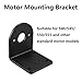 BE-TOOL 2 Pcs L-Shaped Motor Mounting Bracket Compatible with 540/545/550/555 Motor, Cutting Machine Mounting Base Fixed Mount