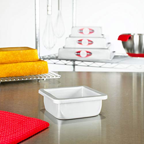 Fat Daddio's Anodized Aluminum Square Cake Pan, 4 Inch x 4 Inch x 2 Inch by Fat Daddio's - Image 4