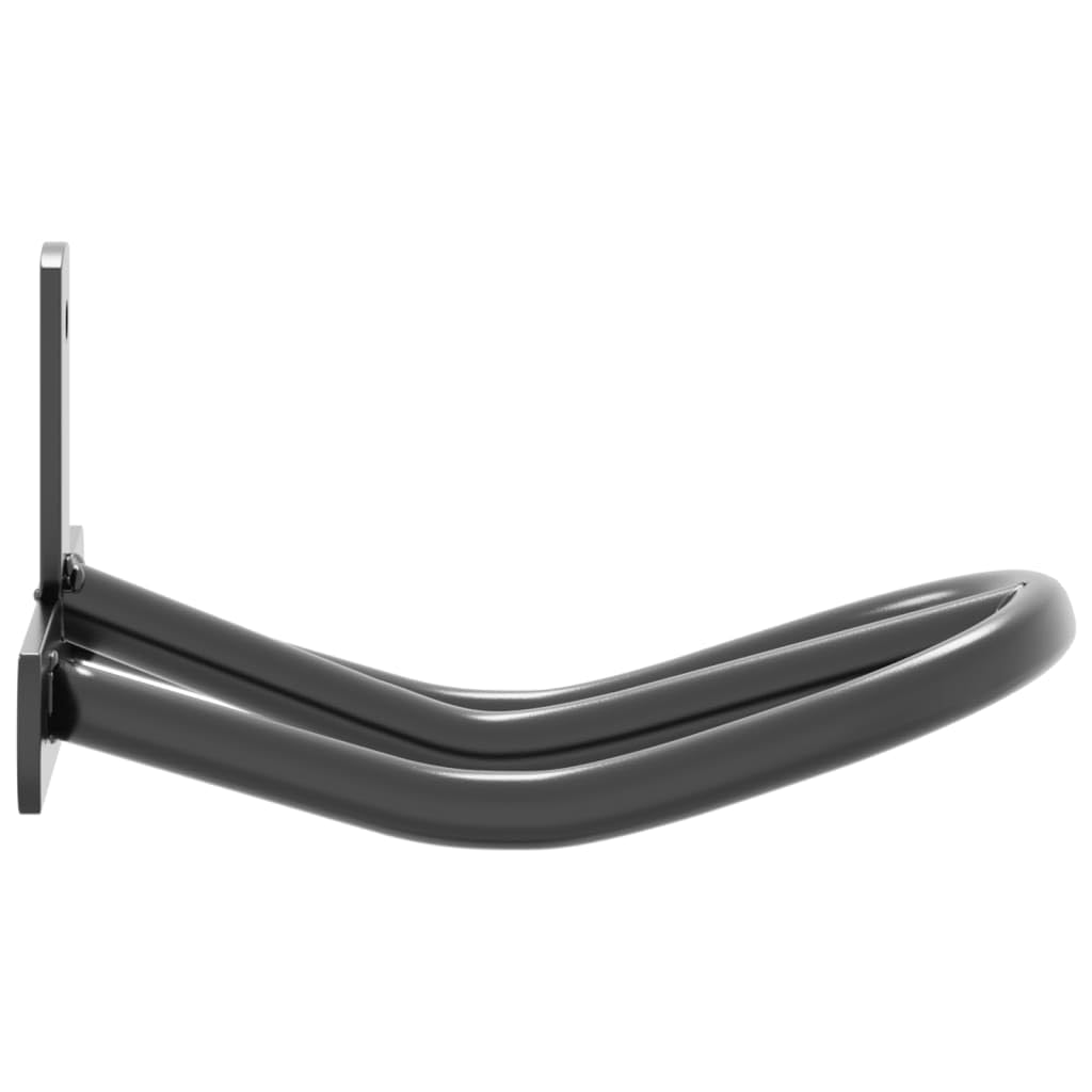 Mangloder - Soporte de pared para trenzas, hierro negro, 13 x 13 x 7,5 cm, para establo, almacenamiento, cuidado, fijación, protección y organización de riendas, trense, cabestro, correa, accesorios