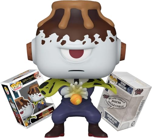 Funko Jujutsu Kaisen Jogo Volcano Cursed Spirit + ToyBop Protector: Shibuya Incident Pop! Figura de vinilo de animación (incluye estuche de coleccionista de protector pop)