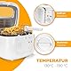 Clatronic® Fritteuse mit 2,5L Kapazität | Friteuse mit Fett | Friteuse Öl mit Geruchs- und Fettdunstfilter & Antihaft-Ölbehälter | Stufenlos regelbarer Thermostat | Fritteuse mit Öl - FR 3771