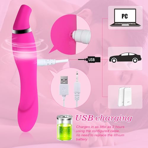 Plug en silicone rose 21 cm A8d pour l'exercice en couple - 6