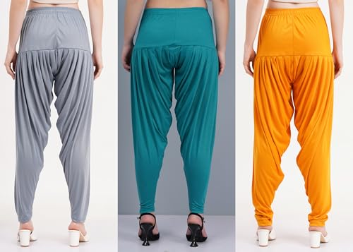 Image of Buy That Trendz Patiala Salwar for Women Relaxed Fit Viscose Patiyala Salwar Harem Bottom Pants