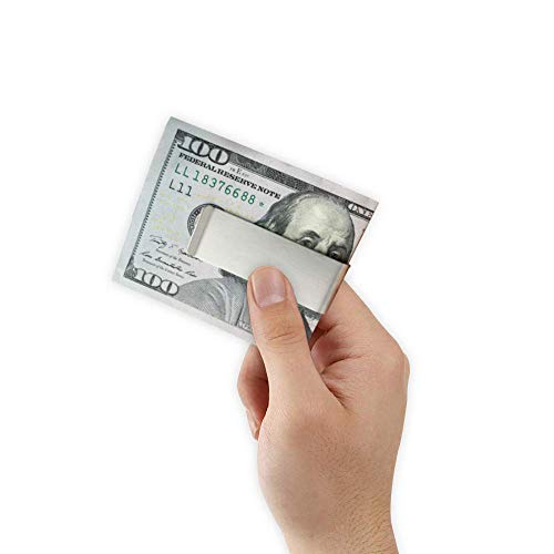Stainless Steel Money Clips, Money & Cards Holder, Minimalism Wallet Clips, Super Slim & Durable, Pack of 62